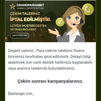 GrandPashaBet Çekim Talebim Onaylanmıyor