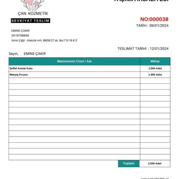 Evde Paketleme Türkiye Can Kozmetik Paketleme İsi