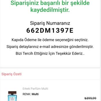 Tudors Gömlek Eksik Ve Takibi Olmayan Parfüm Siparişi