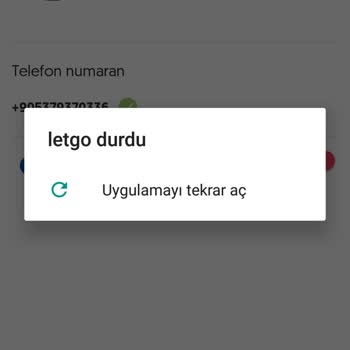 Letgo Ürün Siparişi Veremiyorum