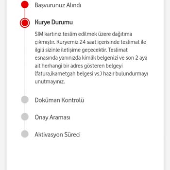 Vodafone Özel SIM Kart Aktivasyon Sürecinde Yaşanan Gecikmeler
