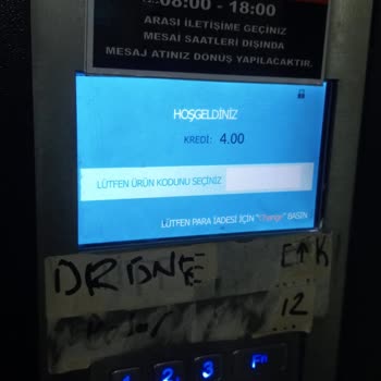 Cemaloğlu Otomat Para Üstü Vermiyor