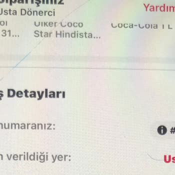 Usta Dönerci Tavuk Dürüm Şikayet (Kayseri)