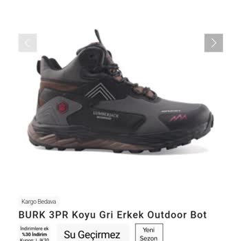 Lumberjack Su Geçirmez Bot Su Geçiriyor