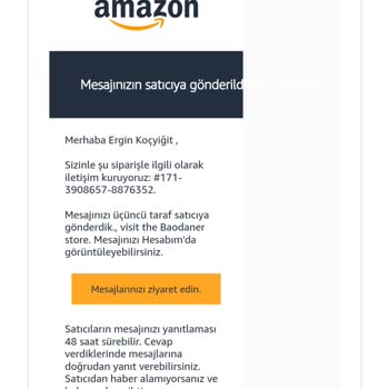 Amazon Uzun Teslimat Ve İade Sorunu