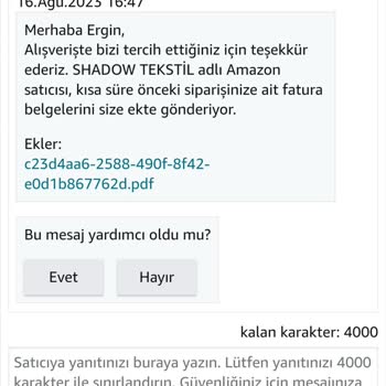 Amazon Uzun Teslimat Ve İade Sorunu