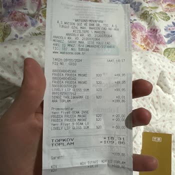 Watsons Bozuk Yüz Maskesi