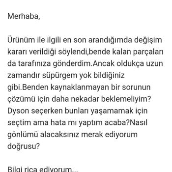 Dyson Almadan Önce Makalemi Mutlaka Okuyun Derim