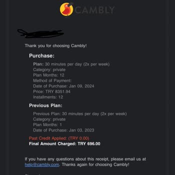 Cambly İzinsiz Abonelik Yapıyor