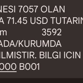 Ziraat Bankası Harcama Onayım Dahilinde Olmadı