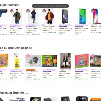 Hepsiburada.com Sitesinde Yazılar Yerine Garip Şekiller Çıkıyor
