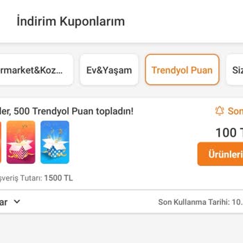 Trendyol Rastgele Kupon Değiştirme