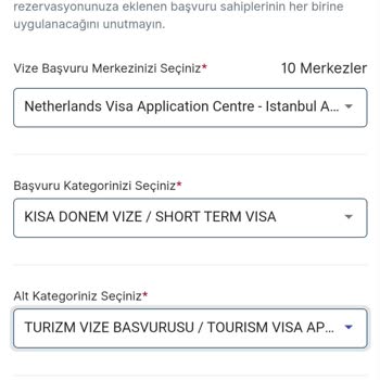 VFS Global Hollanda Randevu Sorunu