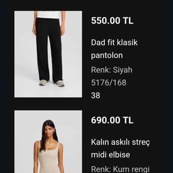 Bershka Yanlış Ürün Gönderilmesi