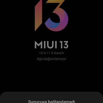 Redmi Güncellemeler İçin Ağa Bağlanılamıyor Hatası