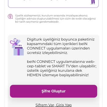Digiturk Yalan Beyanla Üyelik