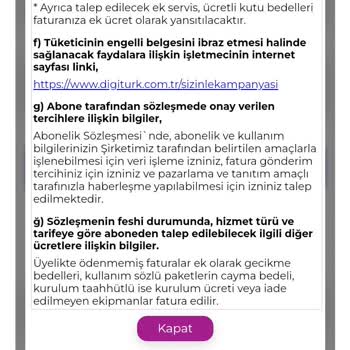 Digiturk Yalan Beyanla Üyelik