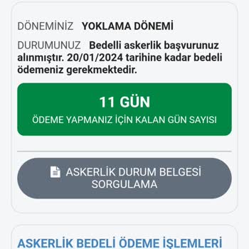 e-Devlet (Turkiye.gov.tr) Bedelli Askerlik İçin Ödeme Yapamıyorum