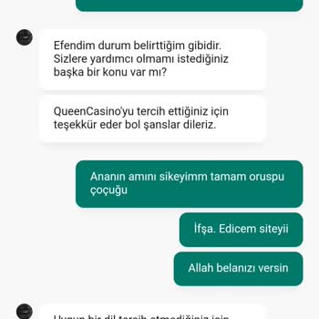 Queencasino Para Çekim Talebi Olmuyor