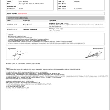 Arçelik Buzdolabı Servis Hüsranı