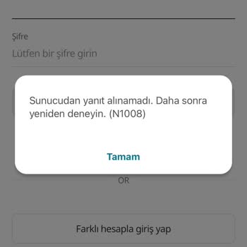 LG Uygulaması Hata Veriyor