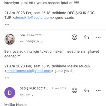 Ecc Tur İade Ettirirken Canınızı Okuyorlar!