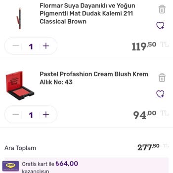 Gratis Kartlı Olmama Rağmen İndirim Uygulanmıyor Ve Seçenek Çıkmıyor