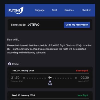 FlyOne Uçuş Gecikmesi Ve Mağduriyet Talebi