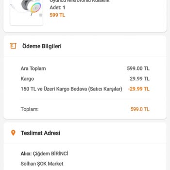 MNG Kargo Adresime Ürün Teslim Edilmedi