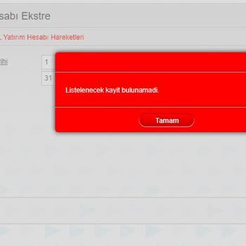 Akbank Hatalı Hesap Ekstresi