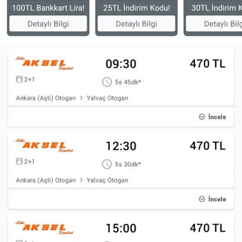 Lüks Aksel Seyahat Otobüs Fiyatların Birbirine Uymaması