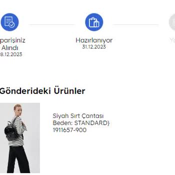 Mavi Kargoya Verilemeyen Çanta