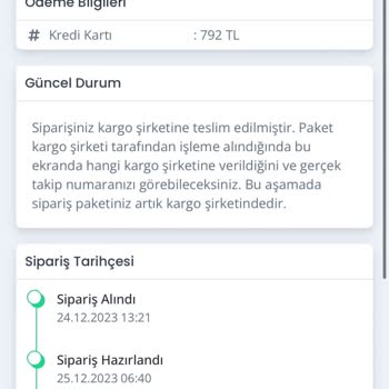 Qafiye Prive Sipariş Haftalardır Elimize Ulaşmıyor
