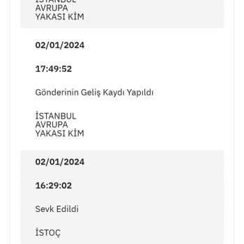 Epttavm Ve PTT Kargo Pişmanlıktır