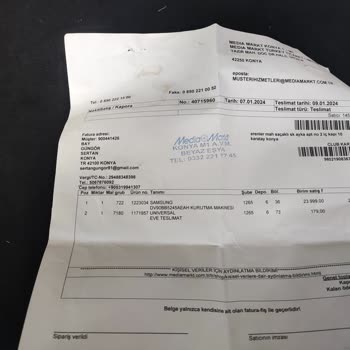 Media Markt Teslimat Personeli Kaba Davranıyor