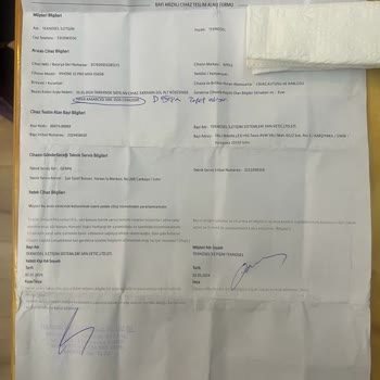 Turkcell-Teknosel-Apple Pişmanlığı İphone 15 ProMax Hasarlı-Değişmiyor