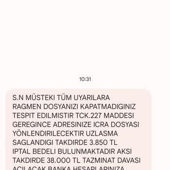 Global Satış Haksız İcra Talebiyle Karşı Karşıyayım