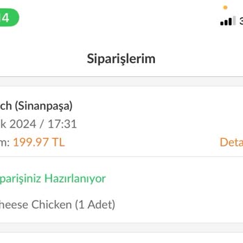 Trendyol Yemek Paramı İade Etmedi