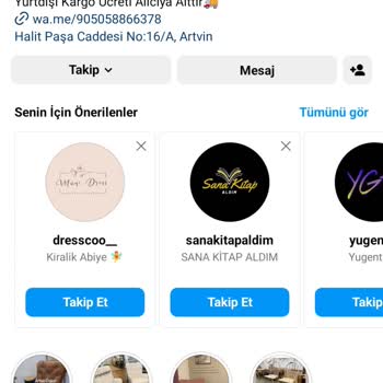 Artvindekor (Instagram), ElifcikMobilya Yanıltıyor