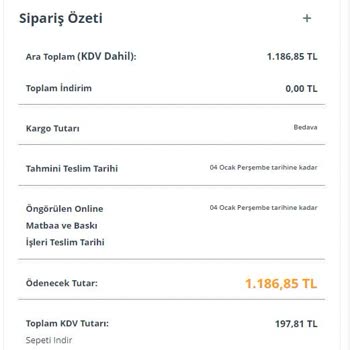 Avansas 1 Haftadır Siparişi Teslim Etmiyor