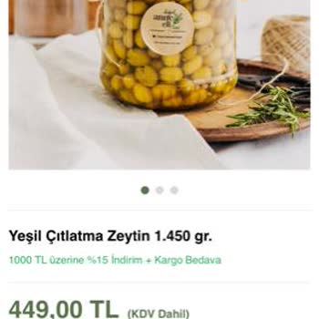 Doğal Anne Eli Kaş Online Alışveriş Sitesinde İndirim Sorunu