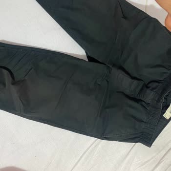 Pull And Bear Siyah Joger Pantolon Renk Solması