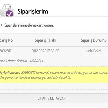 Sefamerve Ücret İademi Yapmıyor!