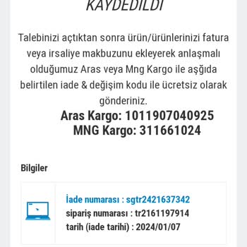 Decathlon İade/değişim İle İlgili Mağduriyet