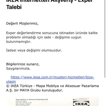 IKEA Kalitesizliği Ve Müşteriye Kötü Davranma!