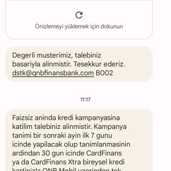 QNB Finansbank Faizsiz Kredi İmkanını Kullandırtmıyor
