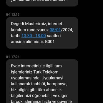 Türk Telekom Evde İnternet Bağlamaya Geleceğiz Yalanı