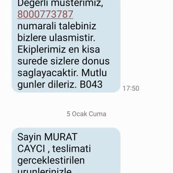 Doğtaş İlgisizliği- Hasarlı Ürün