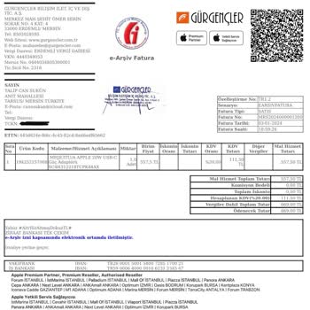 Adana Gürgençler Apple Servis Yetersizliği