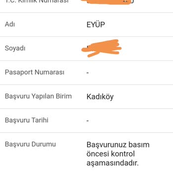 Nüfus ve Vatandaşlık İşleri Pasaport Teslim Sorunu